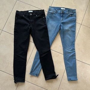 2 pairs LOFT jeans
